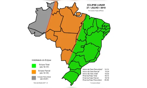 
						
							Em Apucarana, eclipse poderá ser visto a partir das 17h58
						
						