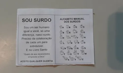 Jovem que pedia doações como surdo é preso ao responder abordagem da GM
