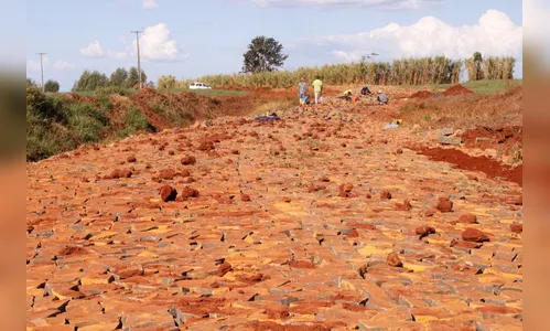 Seguem obras de recuperação da Estrada São Luiz