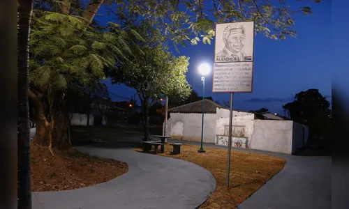 Jardim Diamantina ganha “Praça Nelson Mandela”