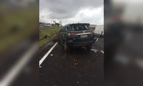 
							Homem fica ferido após capotar veículo na BR-369
						
						