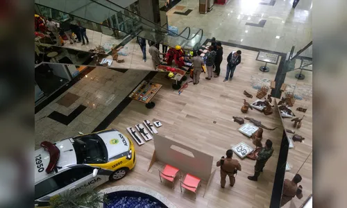 PM apresenta exposição de materiais e equipamentos no shopping Centronorte