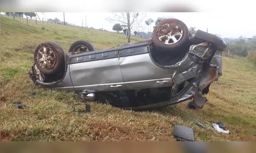 Região registra cinco capotamentos com uma morte e quatro feridos 