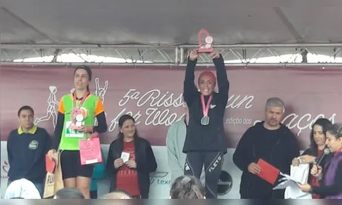 Rosiane Bolonhezi fica em segundo lugar na “Rissiê Run For Woman”