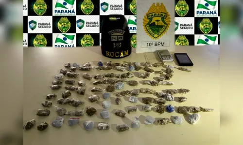 Jovens são presos com porções de maconha em Apucarana