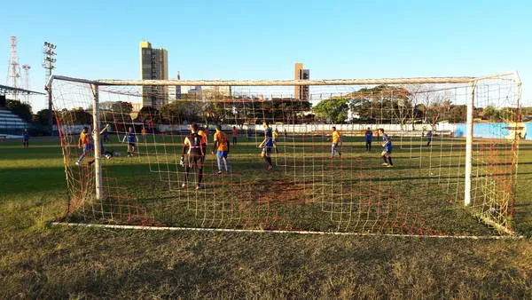 Jogo-treino entre Nacional e Gera aconteceu no Estádio Erich Georg em Rolândia - Foto: Divulgação/NAC