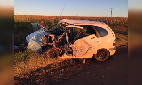 
							Quatro pessoas morrem e duas ficaram feridas em acidente na BR-163
						
						