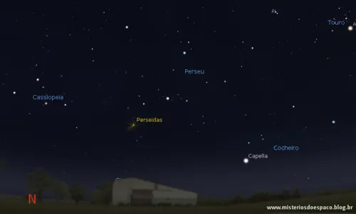 Acontece hoje a chuva de meteoros Perseidas