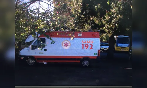 PM apreende ambulância do Samu que estava com imposto atrasado