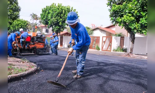 Imediações da UPA recebem recape asfáltico 