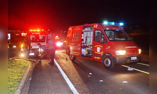 Mulher morre depois de ser atropelada por dois veículos na BR-369, em Apucarana