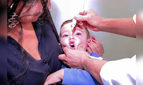 Vacinação contra Pólio e Sarampo chega perto de 55%