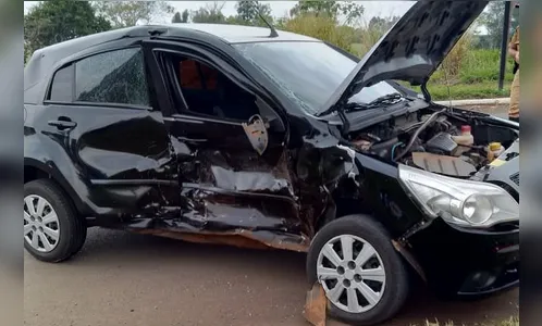 Motoristas ficam feridos após acidente em Jardim Alegre