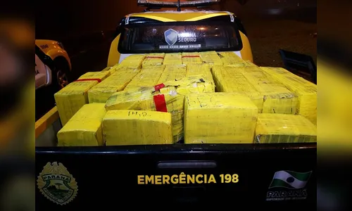 Caminhoneiro é preso com duas toneladas de maconha  