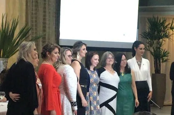 Nova diretoria da Câmara da Mulher Empreendedora foi empossada durante a 6ª edição do Troféu Mulheres de Ouro Foto: Reprodução