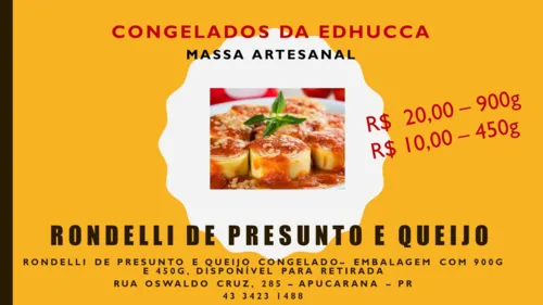 Pratos são preparados na cozinha da Edhucca