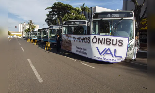 VAL adquire 10 novos ônibus para o transporte público em Apucarana