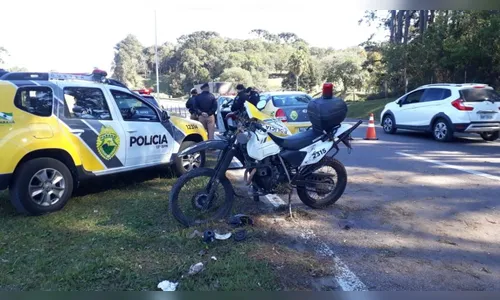 Policial militar morre em acidente durante cerco a bandidos no PR
