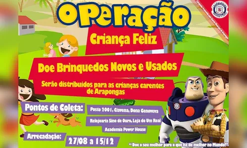 Guarda Municipal arrecada brinquedos para crianças carentes