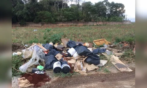 Guarda Municipal registra descarte irregular de resíduos em Apucarana