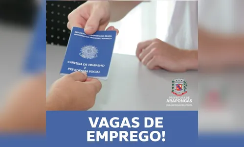 Agência do Trabalhador de Arapongas tem vaga para porteiro e costureira
