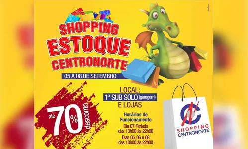 Shopping Estoque começa nesta quarta-feira (5)