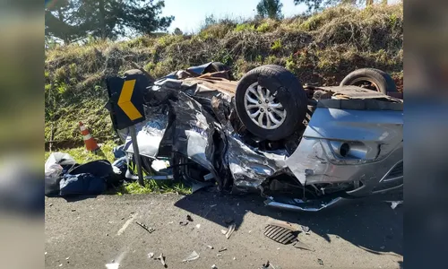 Acidente deixa 4 pessoas feridas; recém-nascido e menina de 4 anos estão entre as vítimas