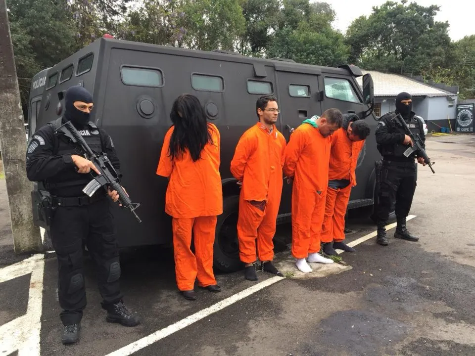 Presos suspeitos de participação na fuga em massa da PEP – Foto: Banda B
