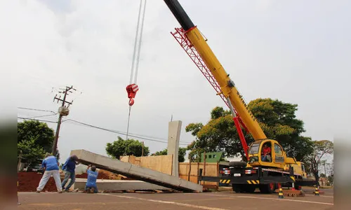 Prefeitura segue com obra do Portal Turístico 