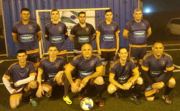 A equipe da Guarda Municipal venceu na estreia do Quadrangular de Futebol 7 Society - Foto: Divulgação