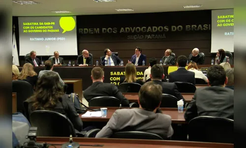 Na OAB, Ratinho promete acabar com a corrupção no governo