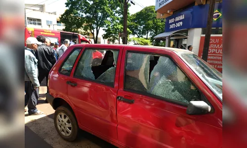 Acidente entre carro e moto deixa uma pessoa ferida em Ivaiporã 