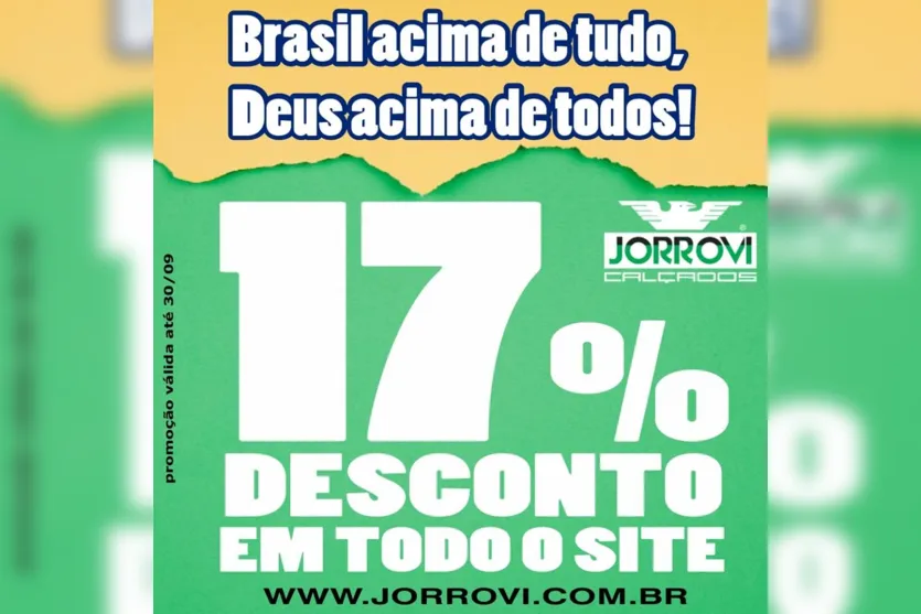 Loja faz promoção na net com 17% de desconto e cita coligação de Bolsonaro, mas nega alusão à campanha presidencial