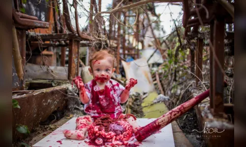 Ensaio de bebê com tema ‘The Walking Dead’ ganha destaque na Internet