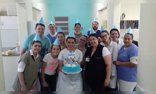 Paciente completa aniversário de um ano no Hospital Materno Infantil