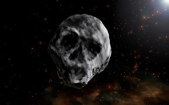 Asteroide com formato de caveira passará perto da Terra semanas após o Dia Das Bruxas.