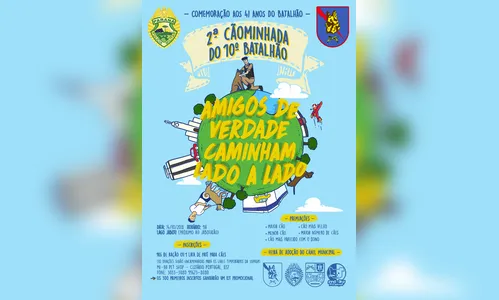 PM realiza II Cãominhada em comemoração ao aniversário do 10º BPM