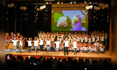Alunos dão show em apresentação musical
