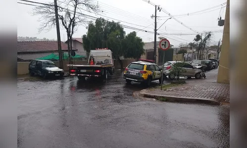 Criança fica ferida em acidente na área central de Apucarana