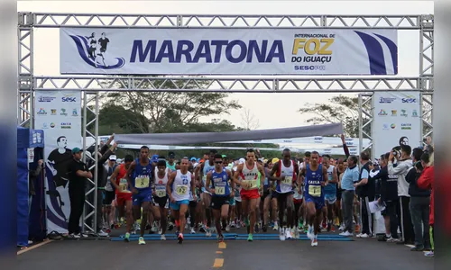 Apucaranenses conseguem bons resultados  na Maratona de Foz do Iguaçu