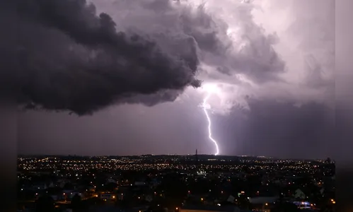 Chuva de granizo e ventos podem ser registrados hoje em Apucarana e região