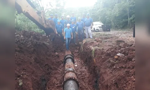 Sanepar conclui reparos em adutora de Apucarana  