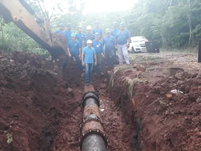 Sanepar conclui reparos em adutora de Apucarana  