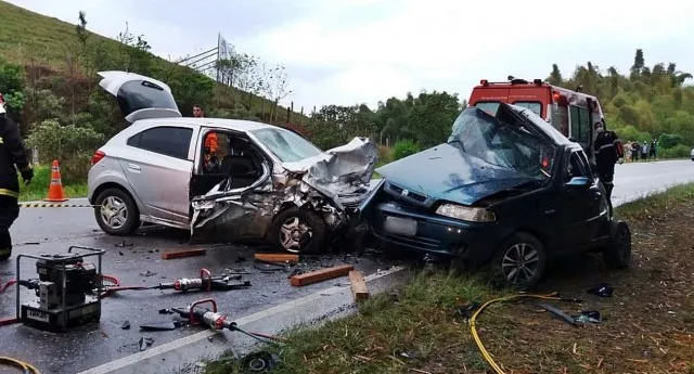 Acidente deixou sete mortos na BR-267, em Minas Gerais (MG) — Foto: Alô Alô Cidade