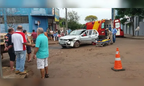 Acidente deixa uma pessoa ferida em Ivaiporã