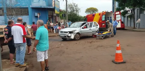 Acidente deixa uma pessoa ferida em Ivaiporã