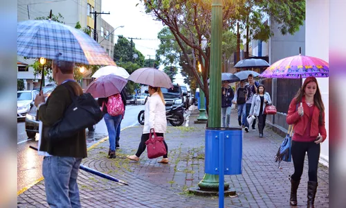 Tempo instável possibilita ocorrência de temporais, diz Simepar