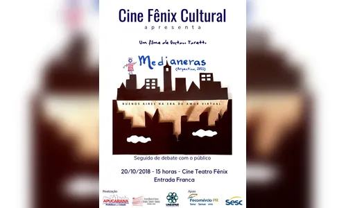 Cine Fênix Cultural exibe filme 'Medianeiras' neste sábado 