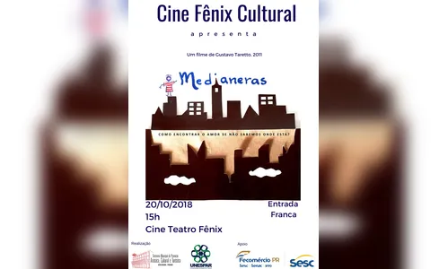 Filme “Medianeras” estreia projeto sobre cinema no Cine Teatro Fênix