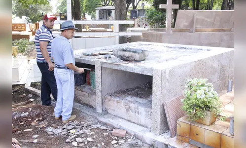 Prazo para reformas em túmulos segue até o dia 26 de outubro